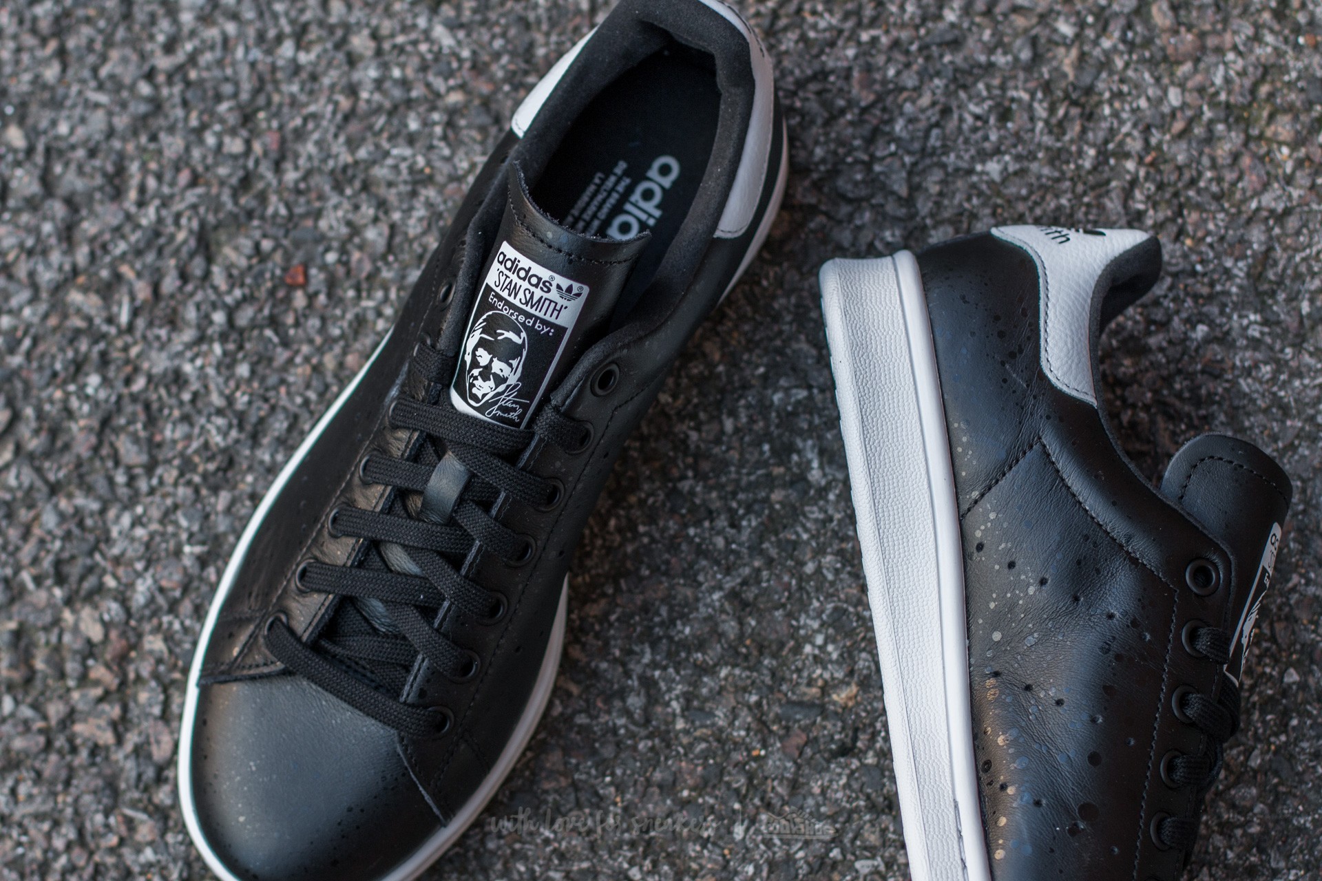 Men's shoes adidas Stan Smith Core Black/ Core Black/ Crystal White