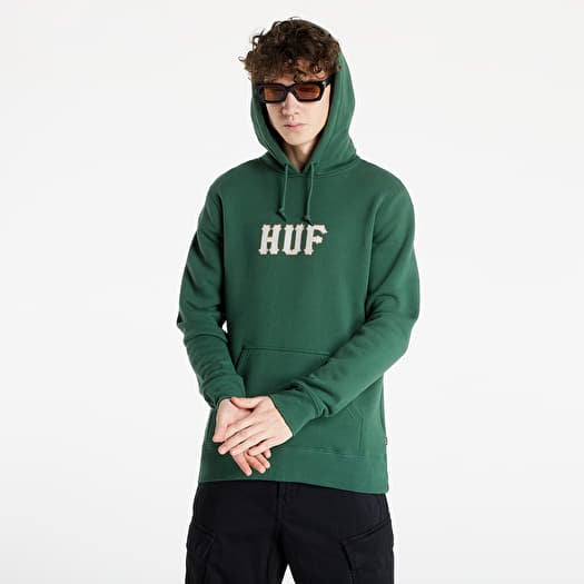 Huf hoodie green new arrivals