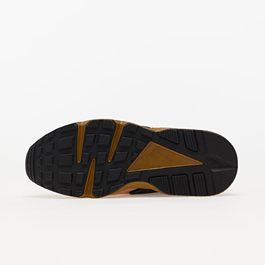 Nike huarache le black yellow clearance