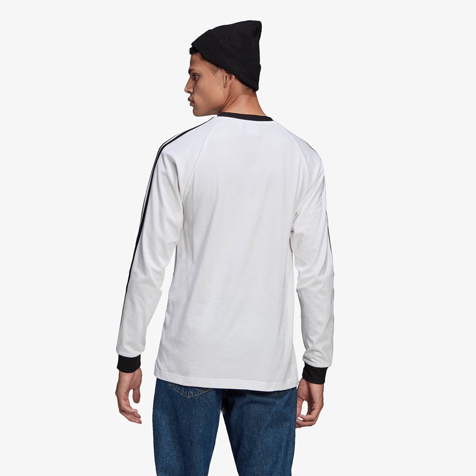 Tricouri  adidas 3-Stripes Longsleeve Tee White