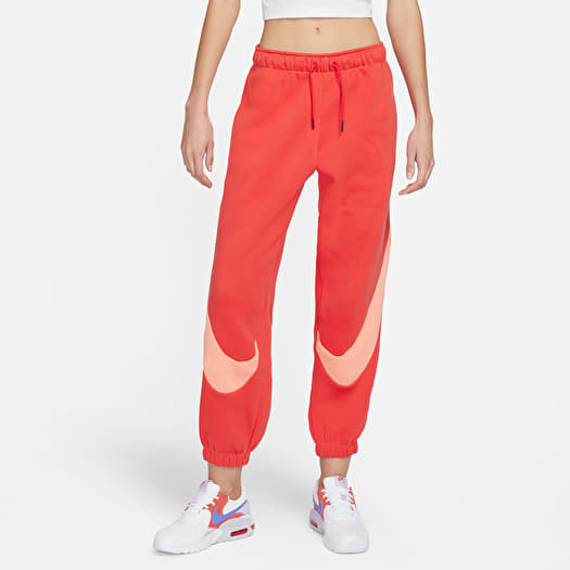 Pants and jeans Nike Sportswear Swoosh Women's Easy Fleece Joggers Lobster/  Crimson Bliss/ Crimson Bliss