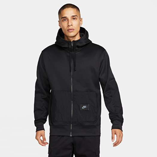 Nike men's full zip black hoodie clearance