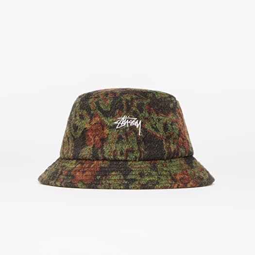 Bucket hats Stussy Psychedelic Deep Bucket Hat Green Footshop