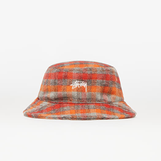 Orange stussy bucket hat outlet