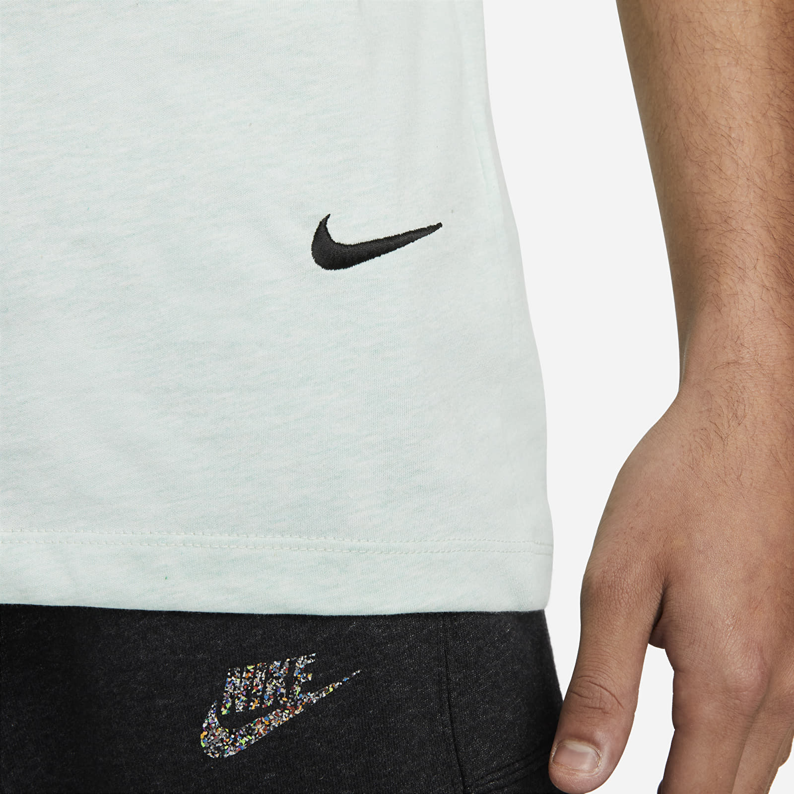 Koszulki Nike Sportswear M NSW Tee Sustainability Seafoam/ Heather/ Black