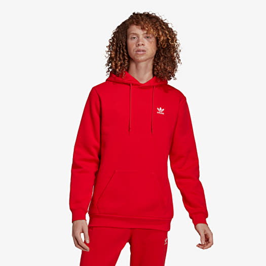 Hoodies and sweatshirts adidas Essentials Hoodie Vivid Red Footshop