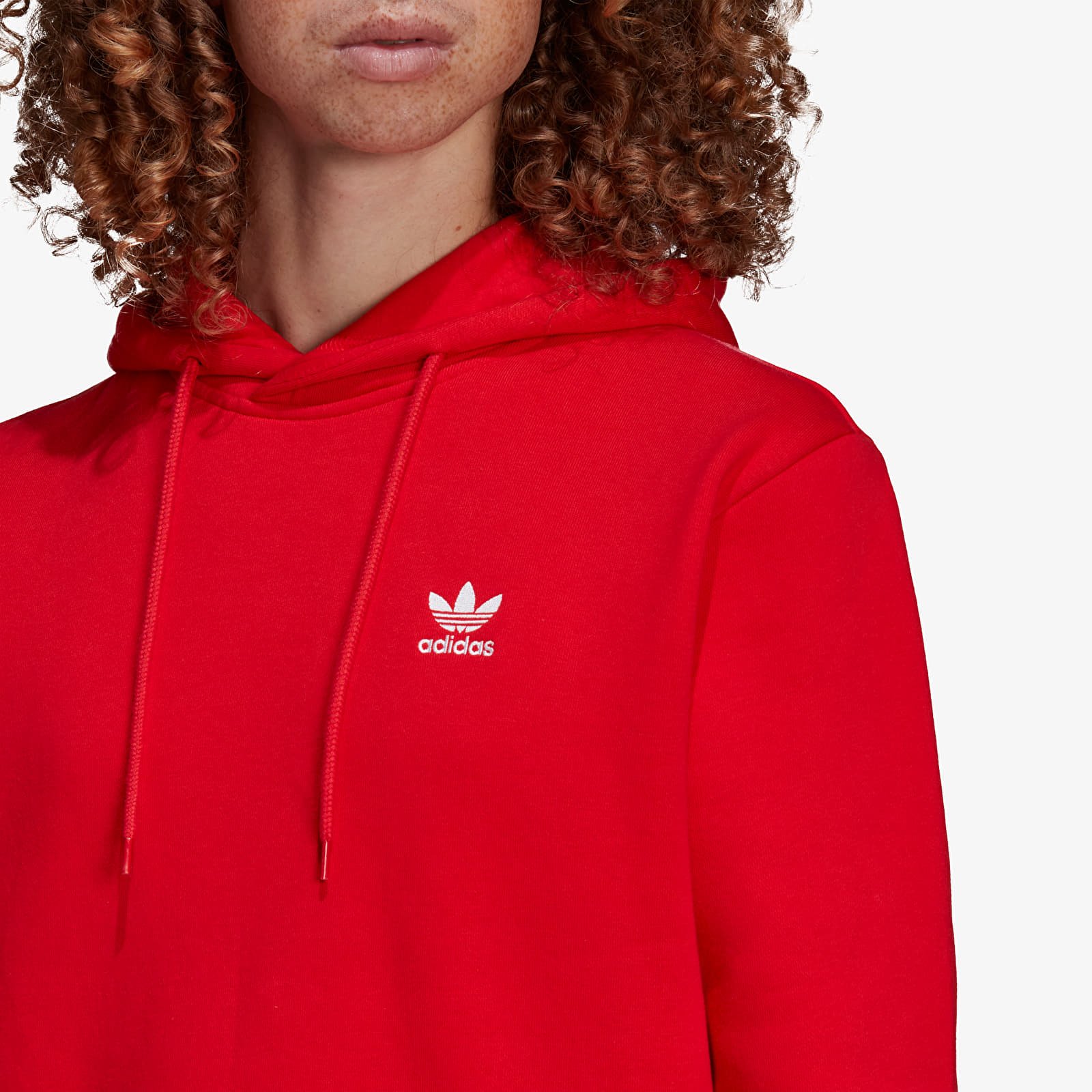 Hoodies and sweatshirts adidas Essentials Hoodie Vivid Red Footshop