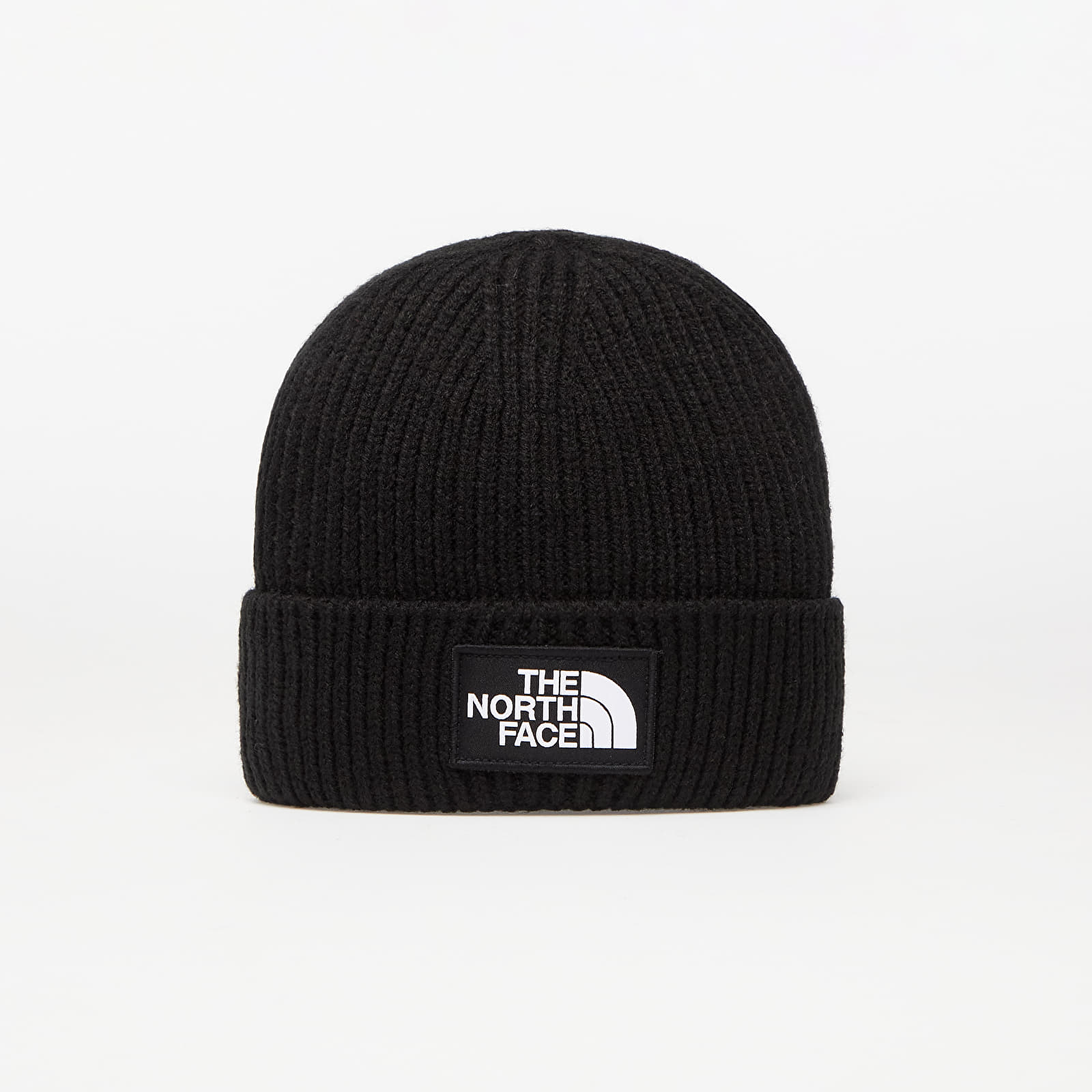 Hats The North Face Tnf Logo Box Cuffed Beanie Short Tnf Black