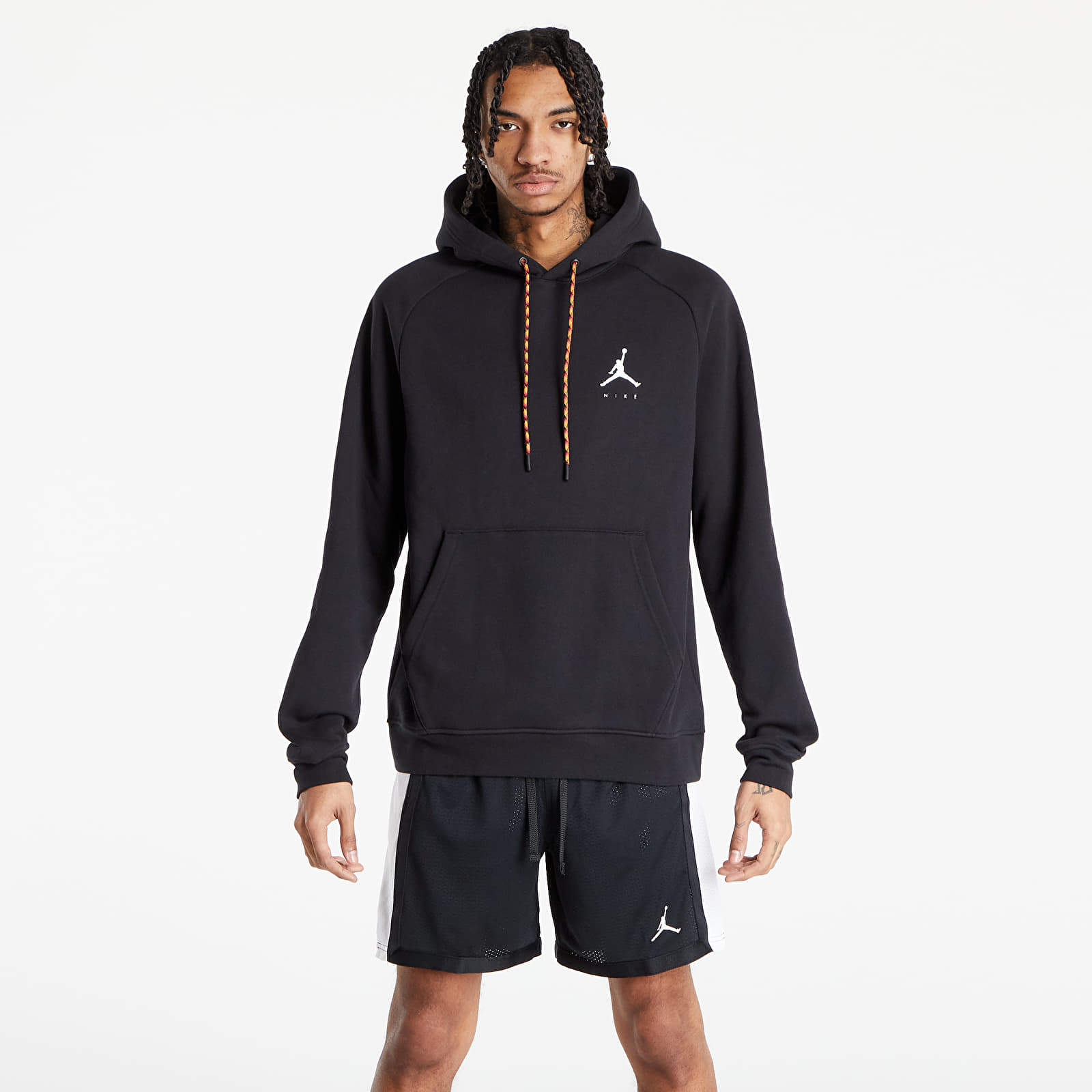 Hanorace Jordan Jumpman Men's Fleece Pullover Hoodie Black