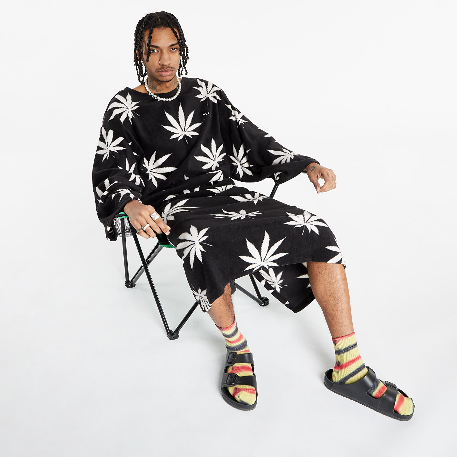 Other accessories HUF Plantlife Poncho Black