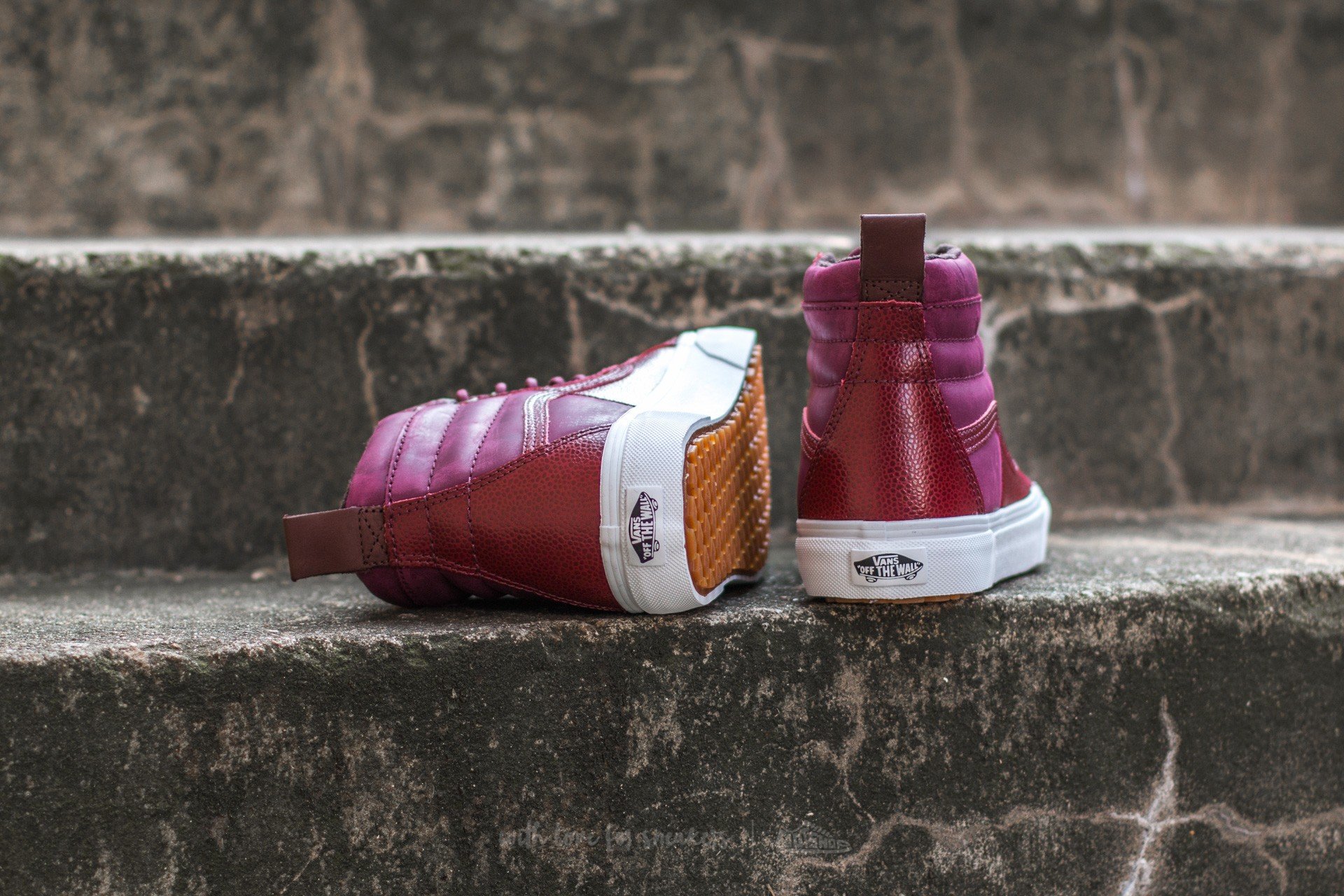 Vans pebble leather sale sk8-hi 46 mte