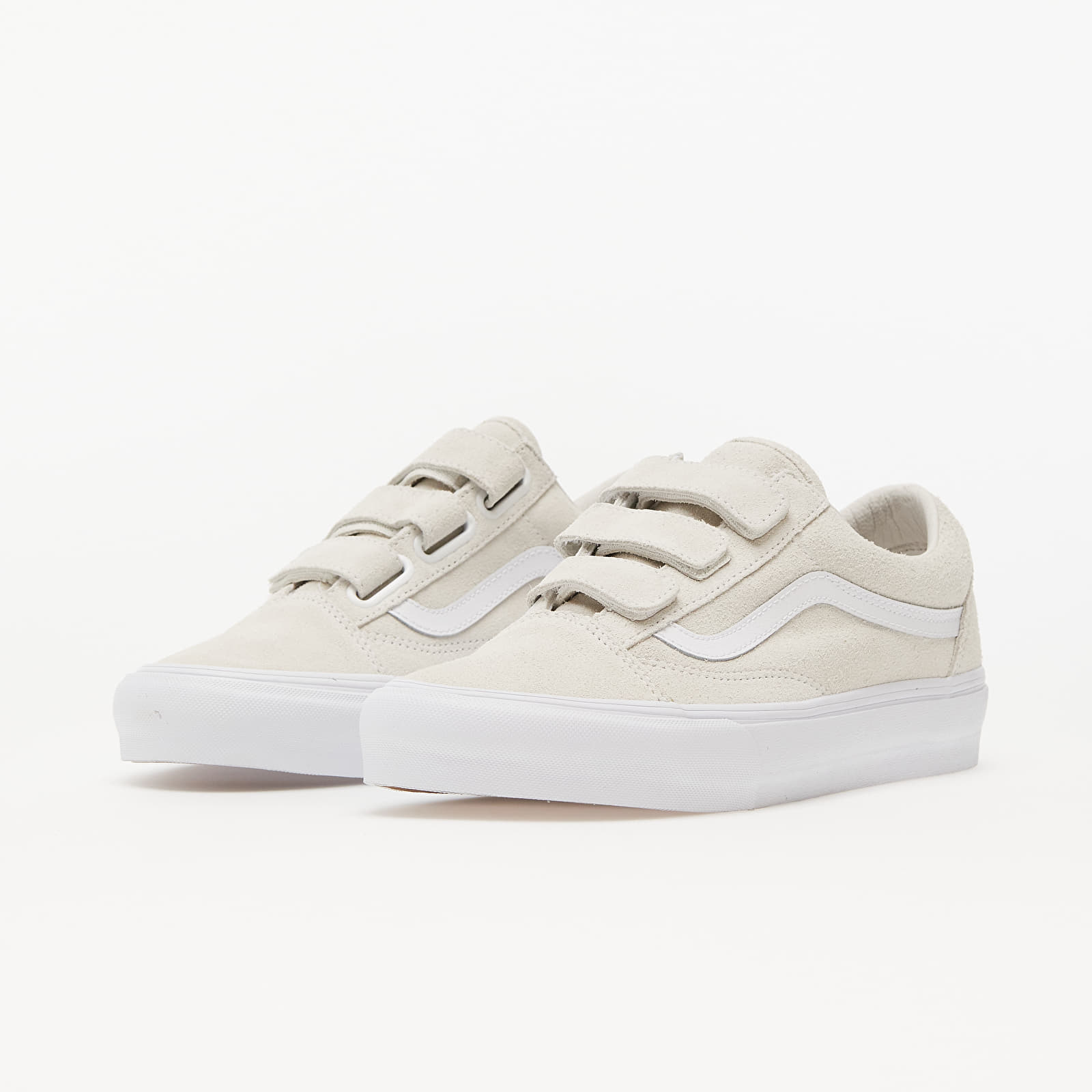 Men s shoes Vans Vault Old Skool V LX Eco Suede True White