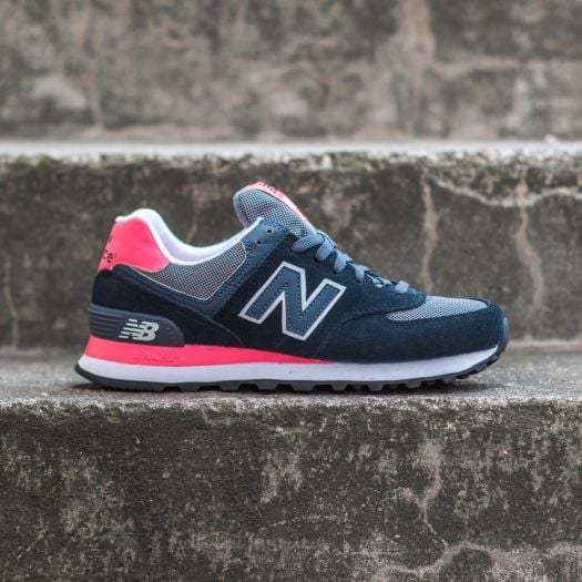 Women s shoes New Balance WL574CPL Black Pink Grey Footshop