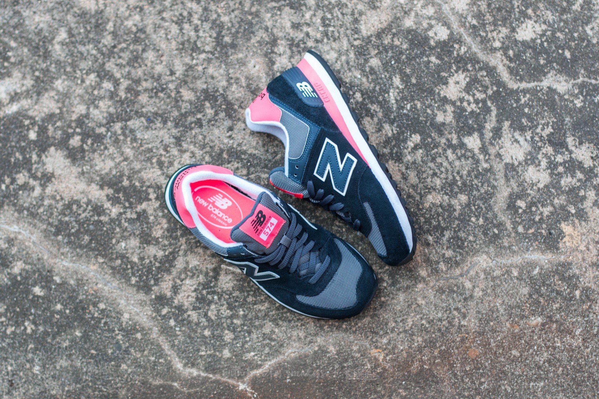 Women's shoes New Balance WL574CPL Black/ Pink/ Grey