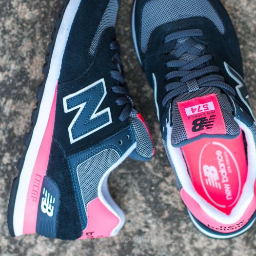 Women s shoes New Balance WL574CPL Black Pink Grey Footshop