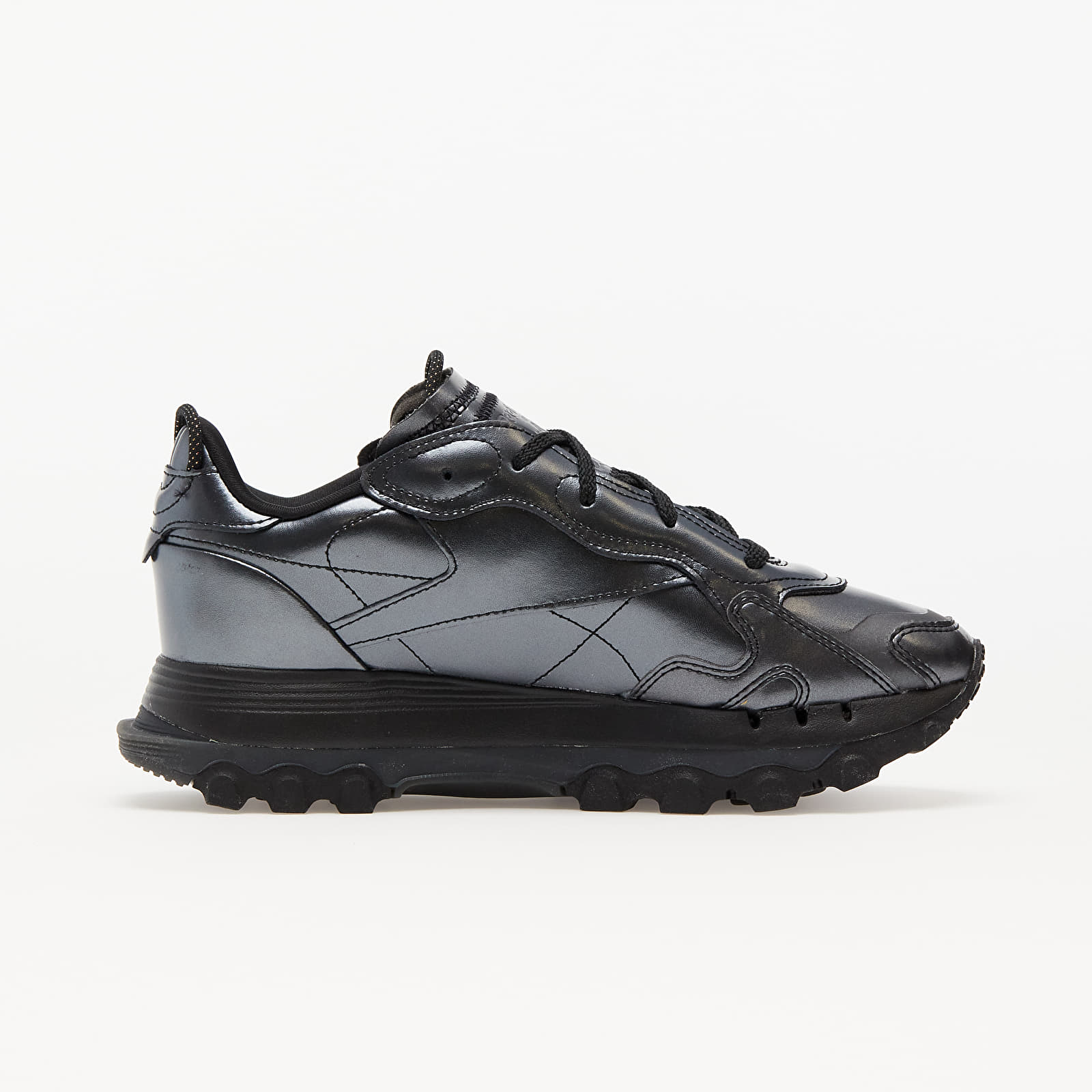 Zapatillas mujer Reebok x Cardi B Classic Leather Core Black/ Core Black/ Dark Silver