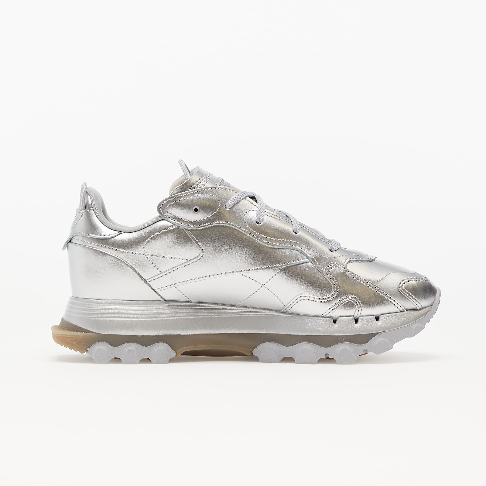 Reebok silver sneakers hotsell