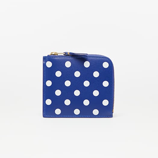 Wallets Comme des Garcons Polka Dots Printed Navy Footshop