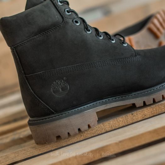 Scarpe donna Timberland Junior 6IN Premium Black Nubuck Footshop