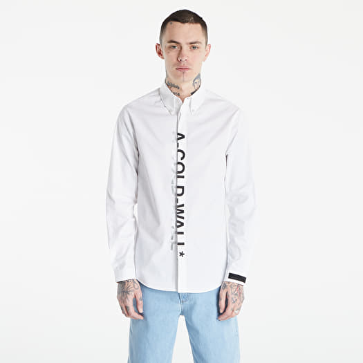 Shirt A-COLD-WALL* Woven Split Dialogue Shirt White