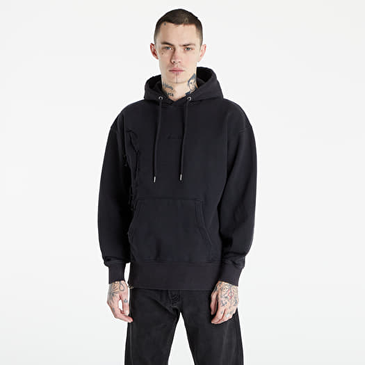 Faded black hoodie cheap