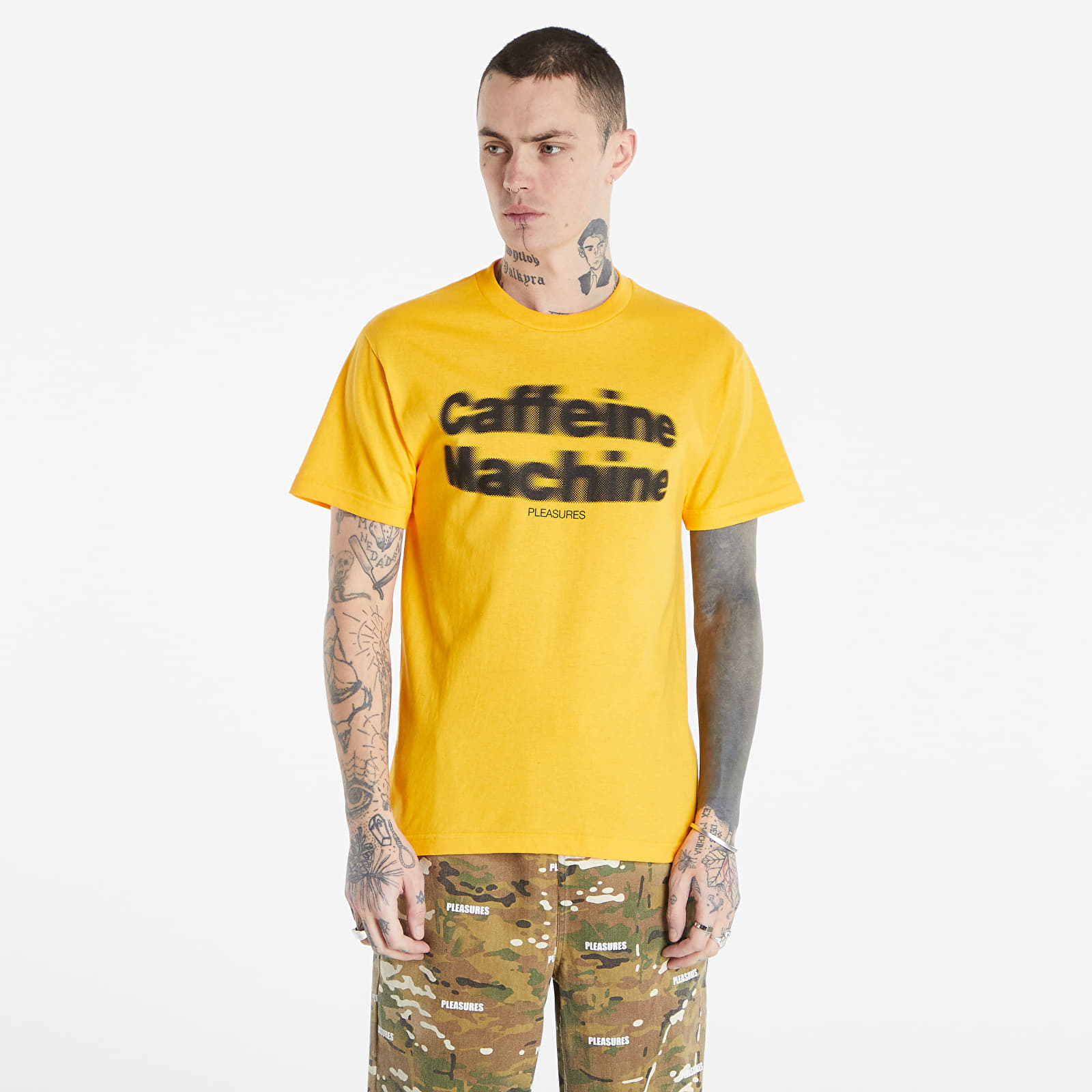 T-shirts PLEASURES Energy T-Shirt Gold