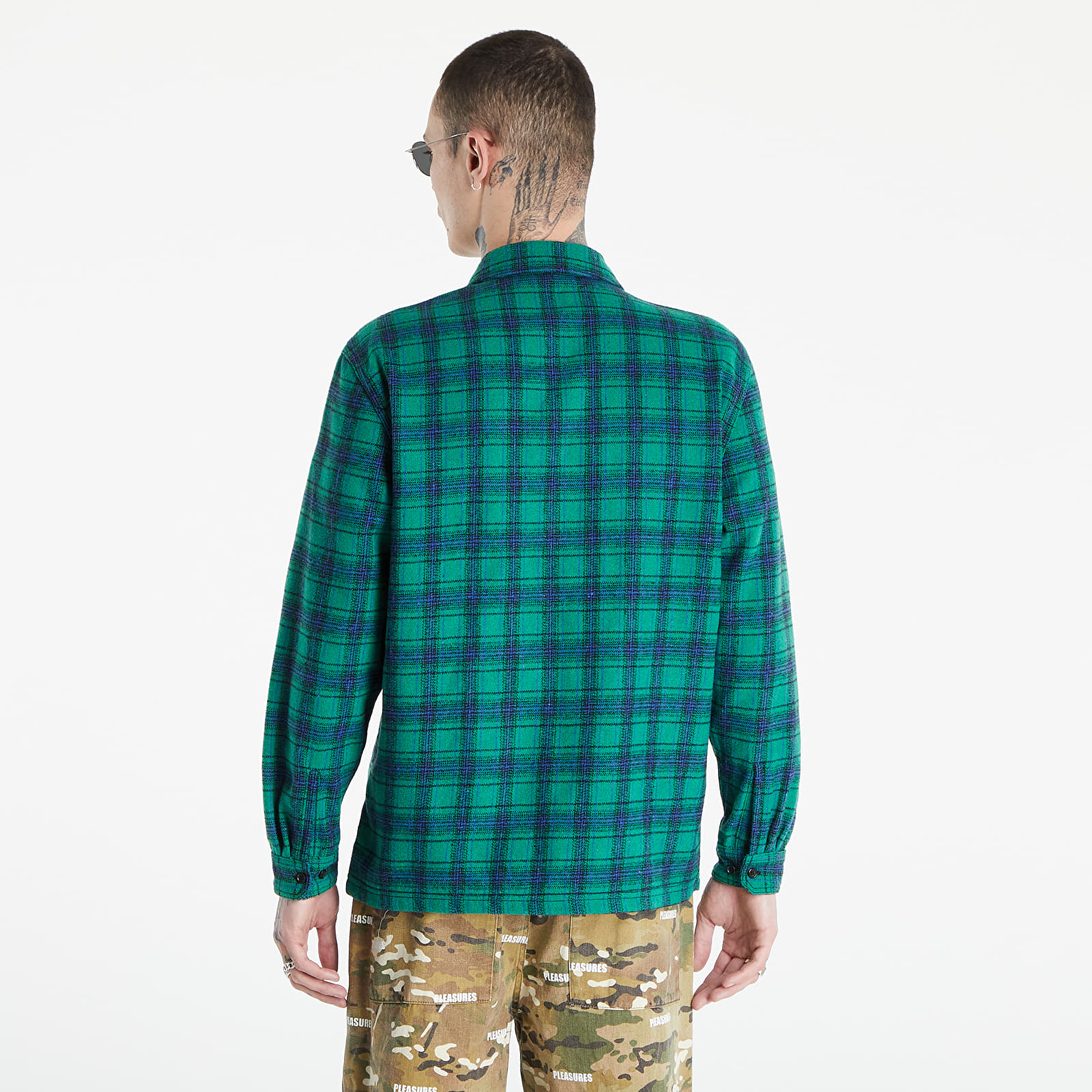 Hemden PLEASURES Vodka Flannel Green