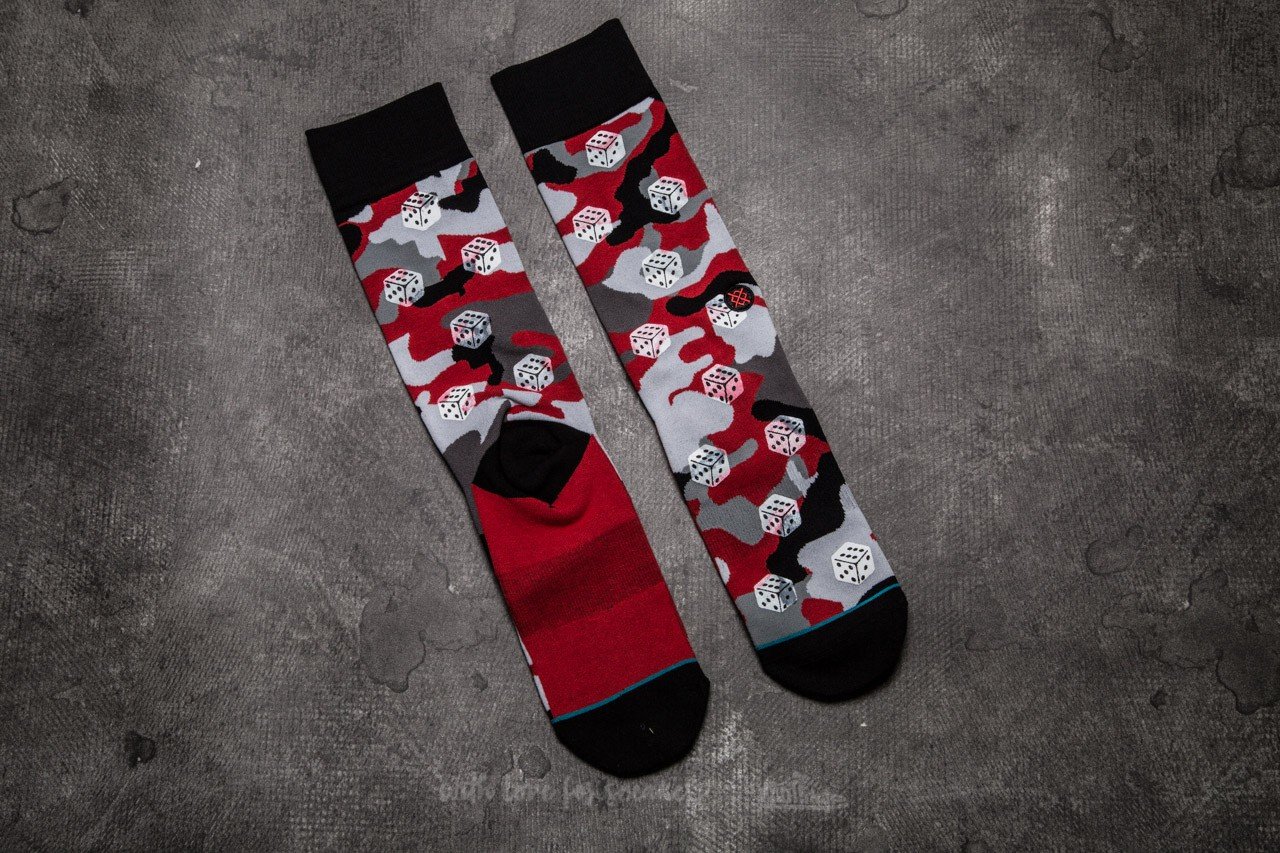 Skarpetki Stance Dice Camo Red