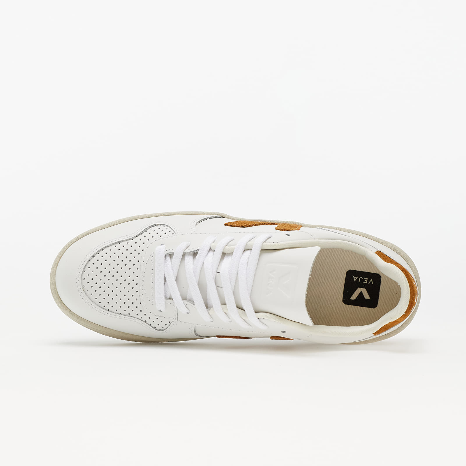 Meeste kingad Veja V-10 Leather Extra White/ Camel