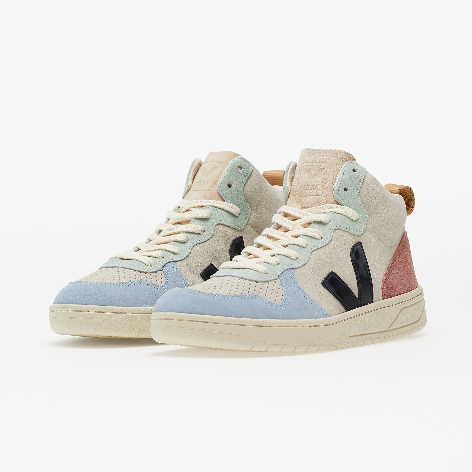 Moški čevlji Veja V-15 Suede Multico Natural/ Black