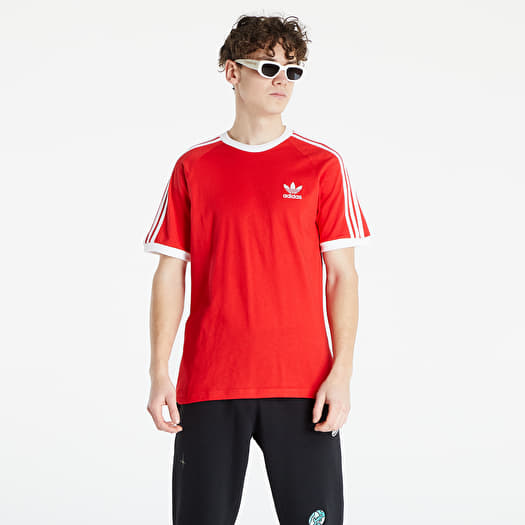 T-shirts adidas 3-Stripes Tee Vivid Red Footshop