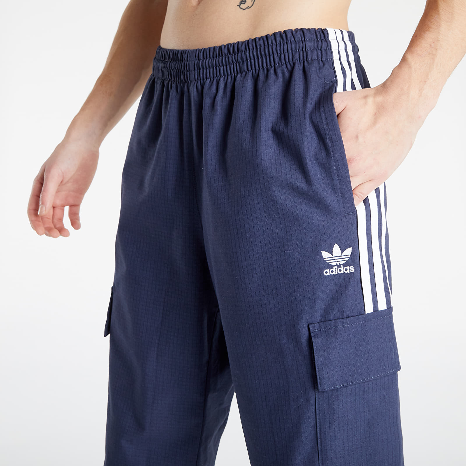 Hlače adidas 3-Stripes Cargo Pants Blue
