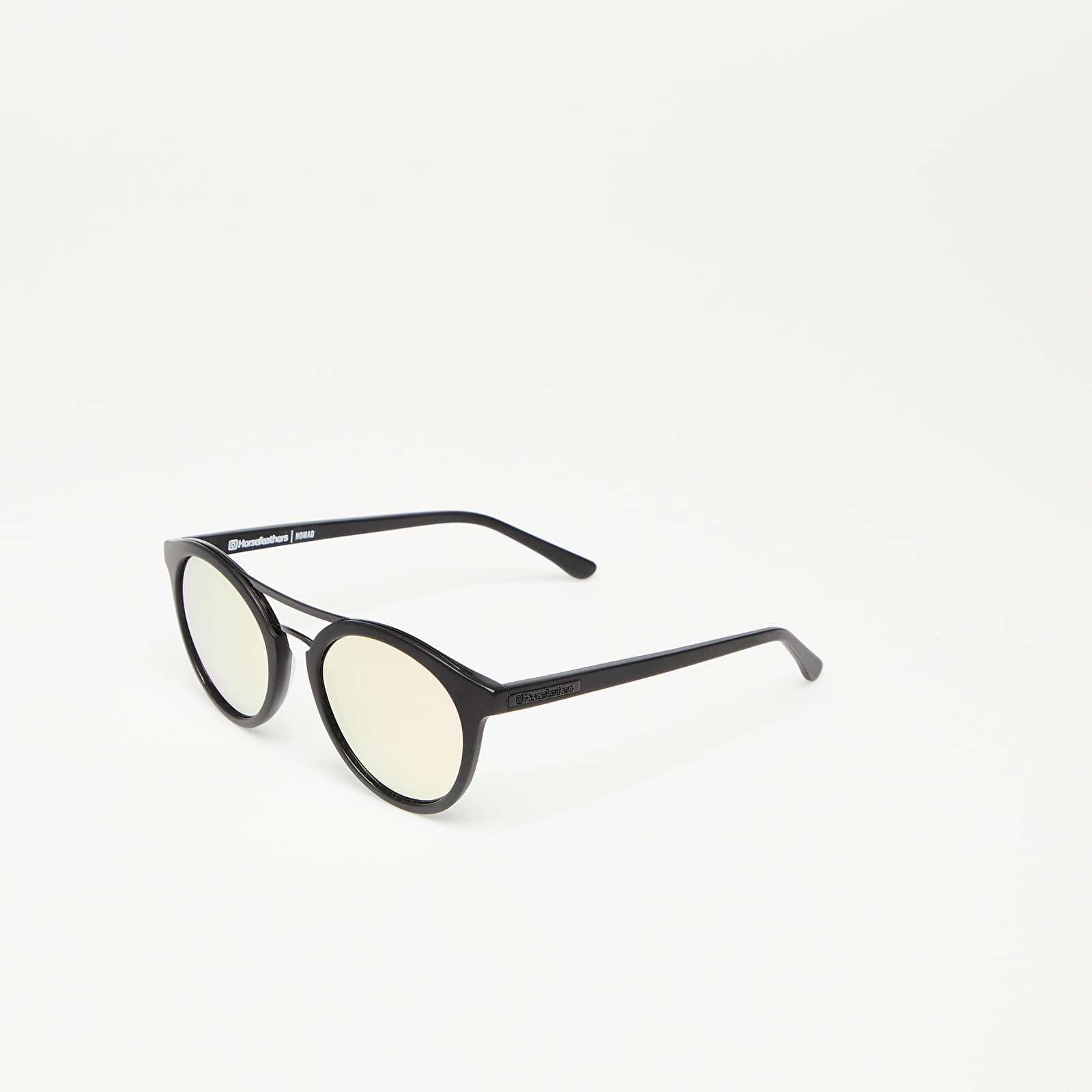Sonnenbrillen Horsefeathers Nomad Sunglasses  Matt Black/Mirror Rose