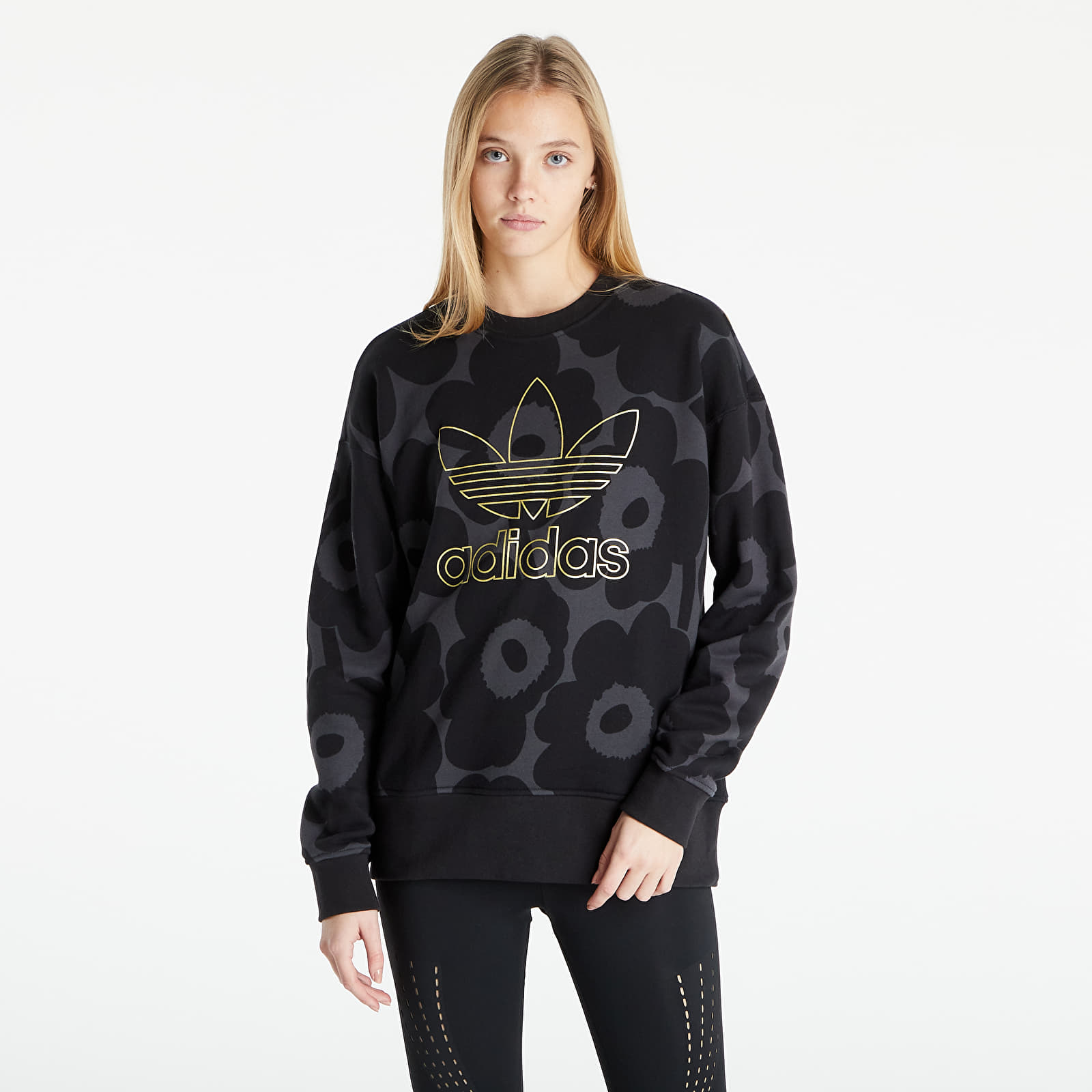 Худі та реглани adidas Sweater Black/ Carbon