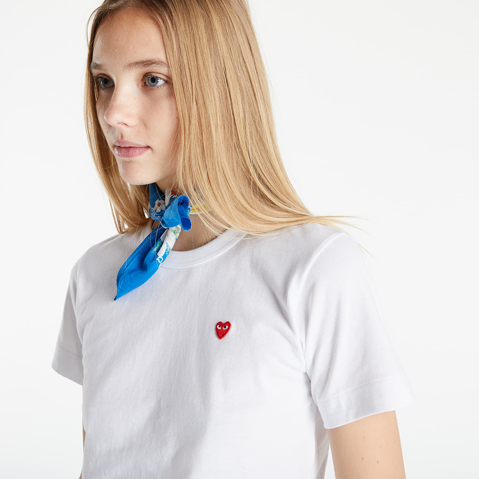 T-Shirts Comme des Garçons PLAY Tee Knit White