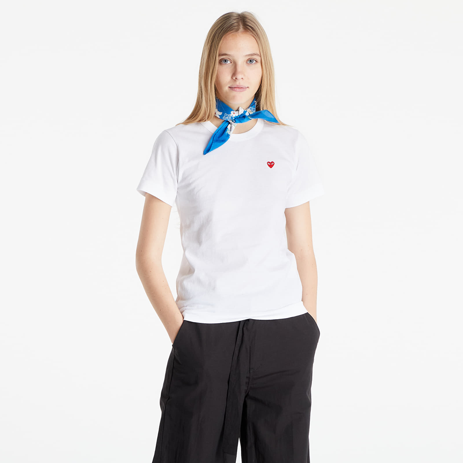T-Shirts Comme des Garçons PLAY Tee Knit White