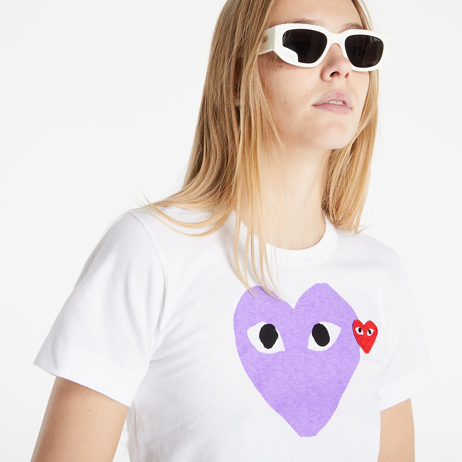Comme des garcons purple shirt on sale