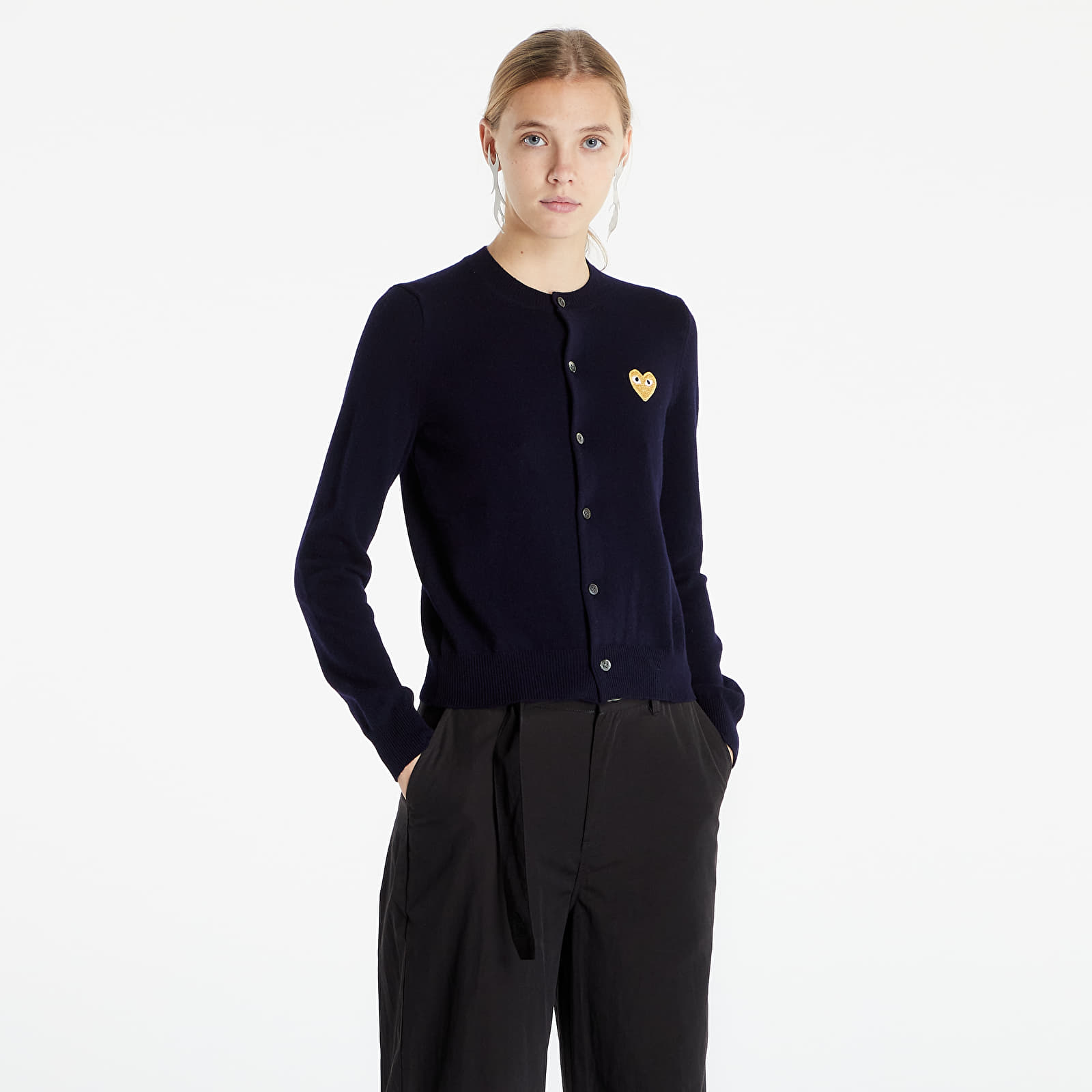 Felpe e maglioni Comme des Garçons PLAY Cardigan Knit Navy