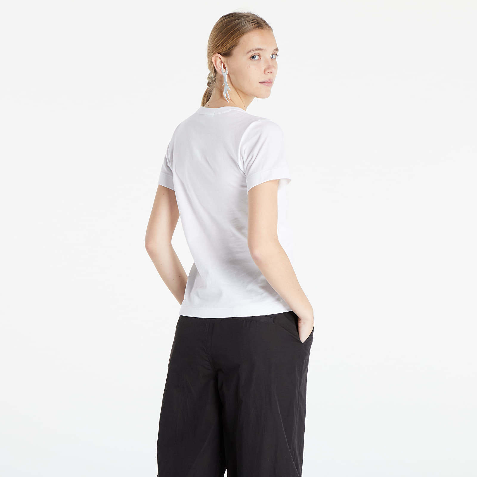 T-Shirts Comme des Garcons PLAY Tee White/ Blue