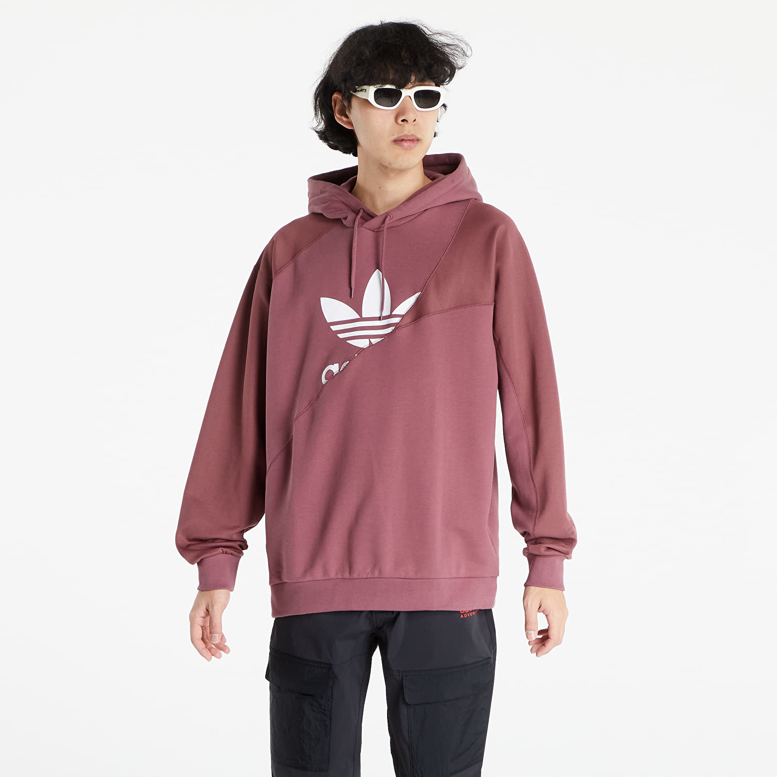 Φούτερ adidas Adicolor French Terry Interlock Hoodie Quiet Crimson