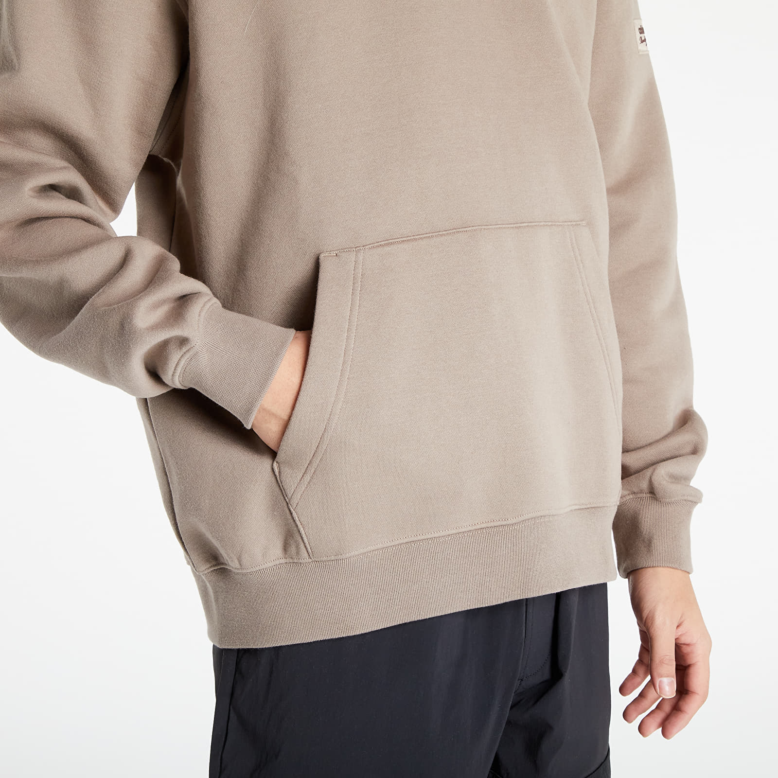 Hoodies and sweatshirts adidas Trefoil Linear Hoodie Brown