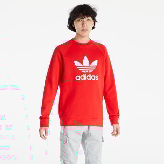 Felpe adidas Trefoil Crew Vivid Red Footshop