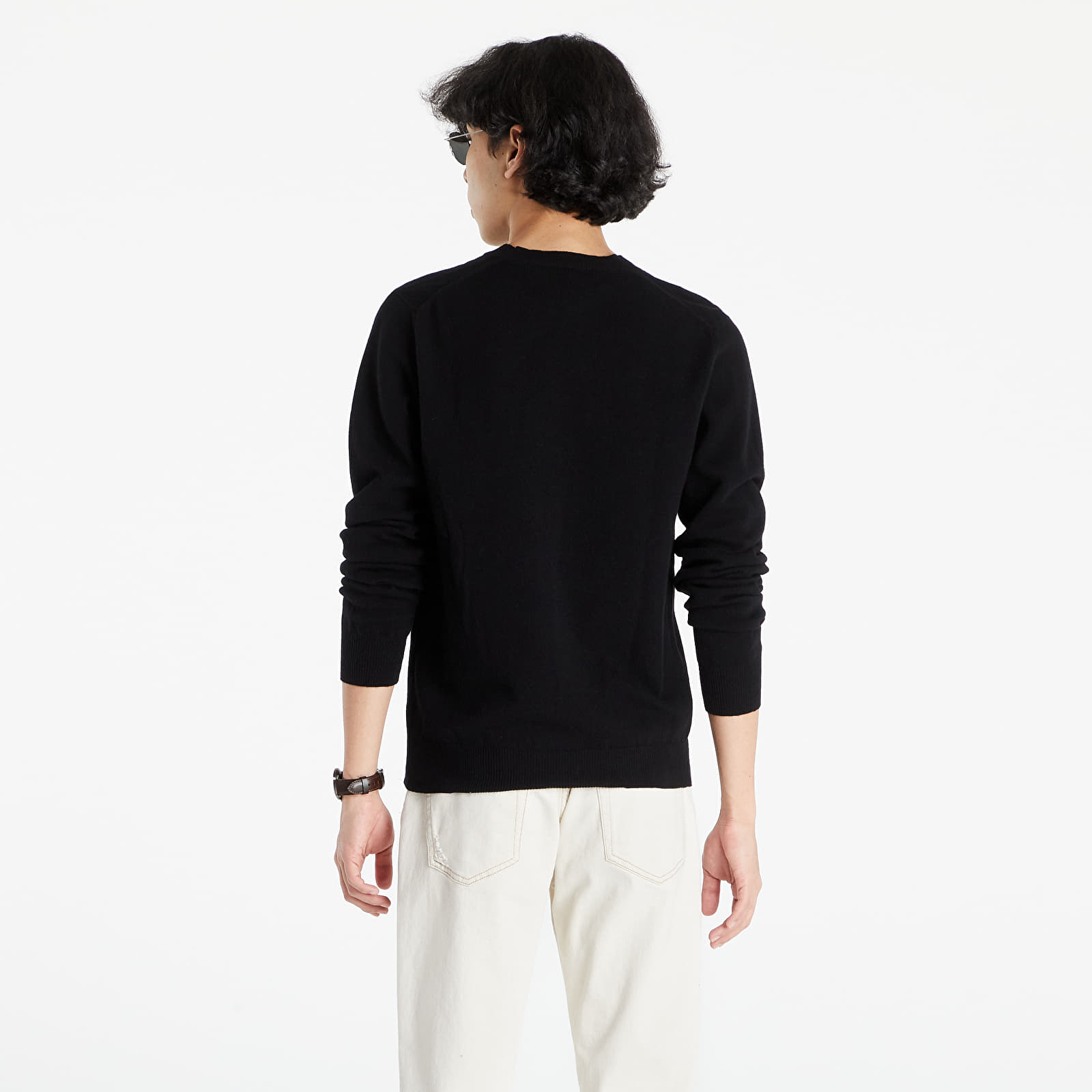 Kapucnis pulcsik Comme des Garçons PLAY Knit Pullover Black