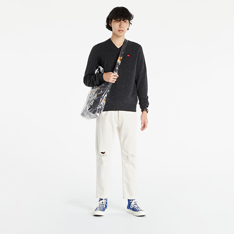 Суитшърт Comme des Garçons PLAY Pullover Knit Charcoal