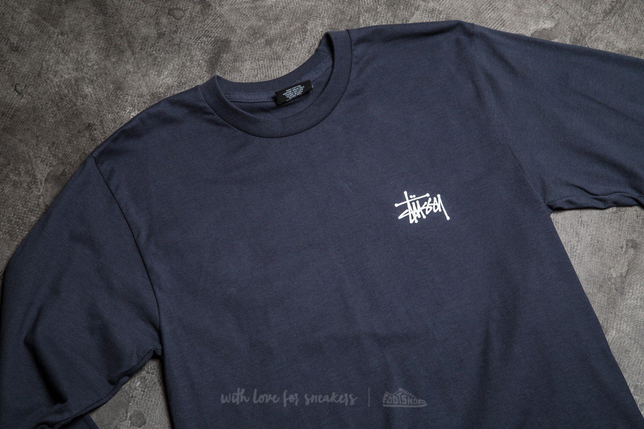 【Stussy】◆Basic Stussy T-Shirt Navy 2023◆大人気・関税込◆ Stussy International Tribe T-shirt Midnight | ของแท้