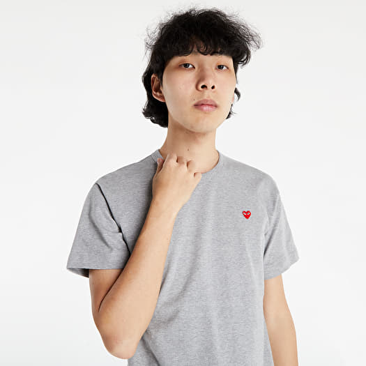 T-shirts Comme des Garçons PLAY Mens Tee Knit Grey (AZT306 Top