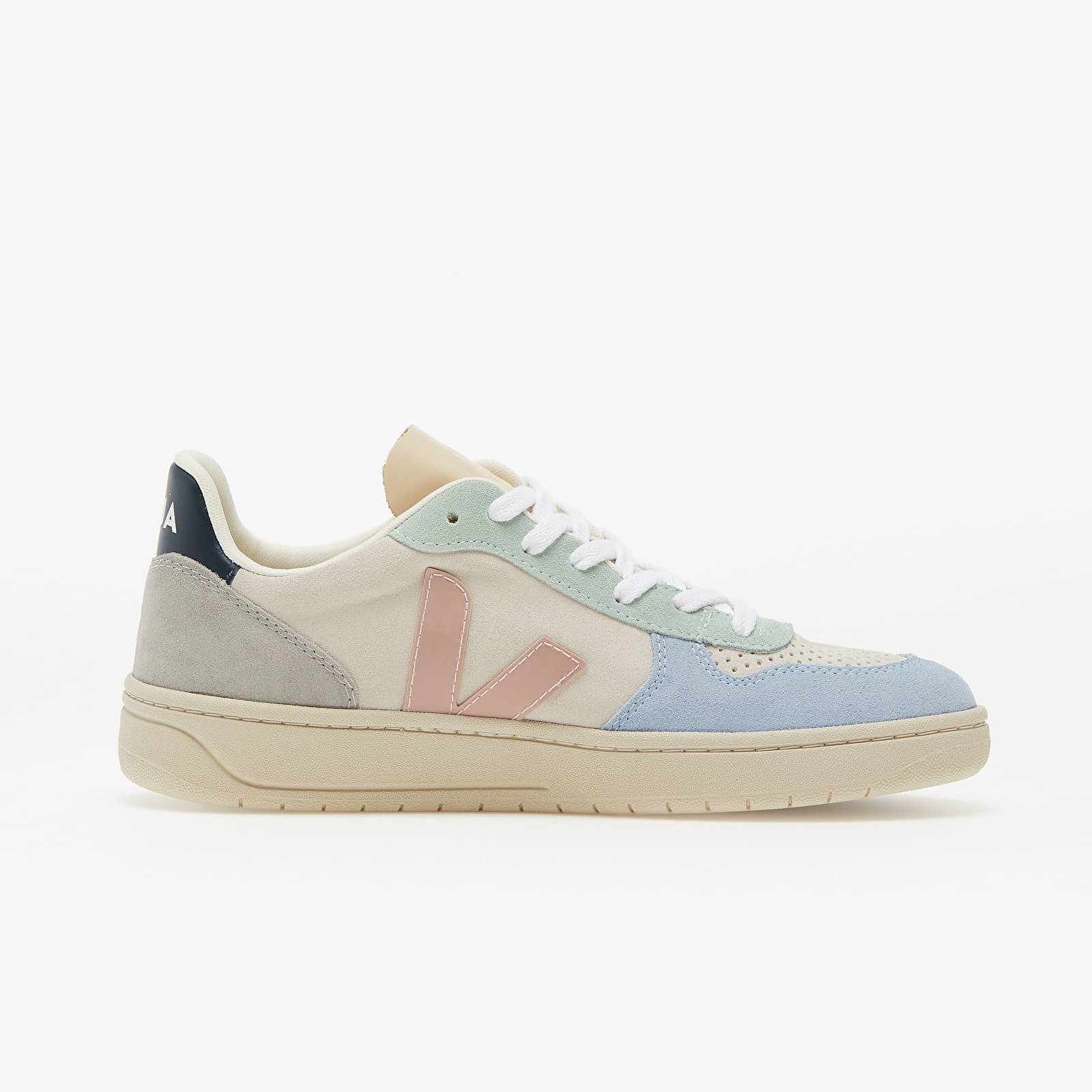 Women's shoes Veja V-10 Suede Multico/ Natural/ Babe
