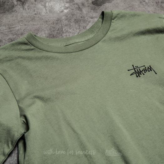 STUSSY|LONG-SLEEVED ROUND NECK T-SHIRTS (1140295 OLIVE) T-Shirts and shirts Stüssy Basic Stüssy Classic Long Sleeve