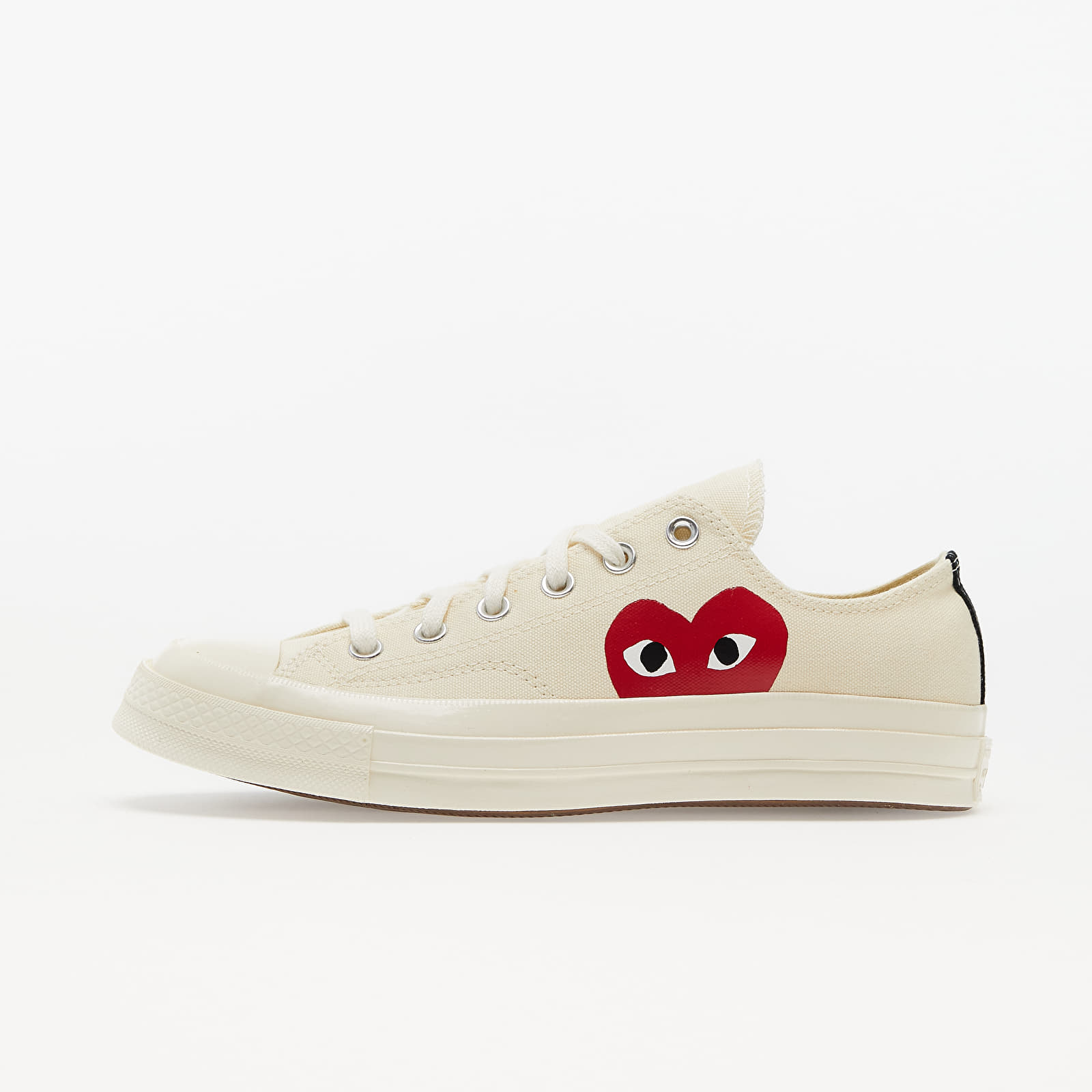 Buty męskie Converse x Comme des Garcons PLAY Chuck 70 Milk/ White/ High Risk Red
