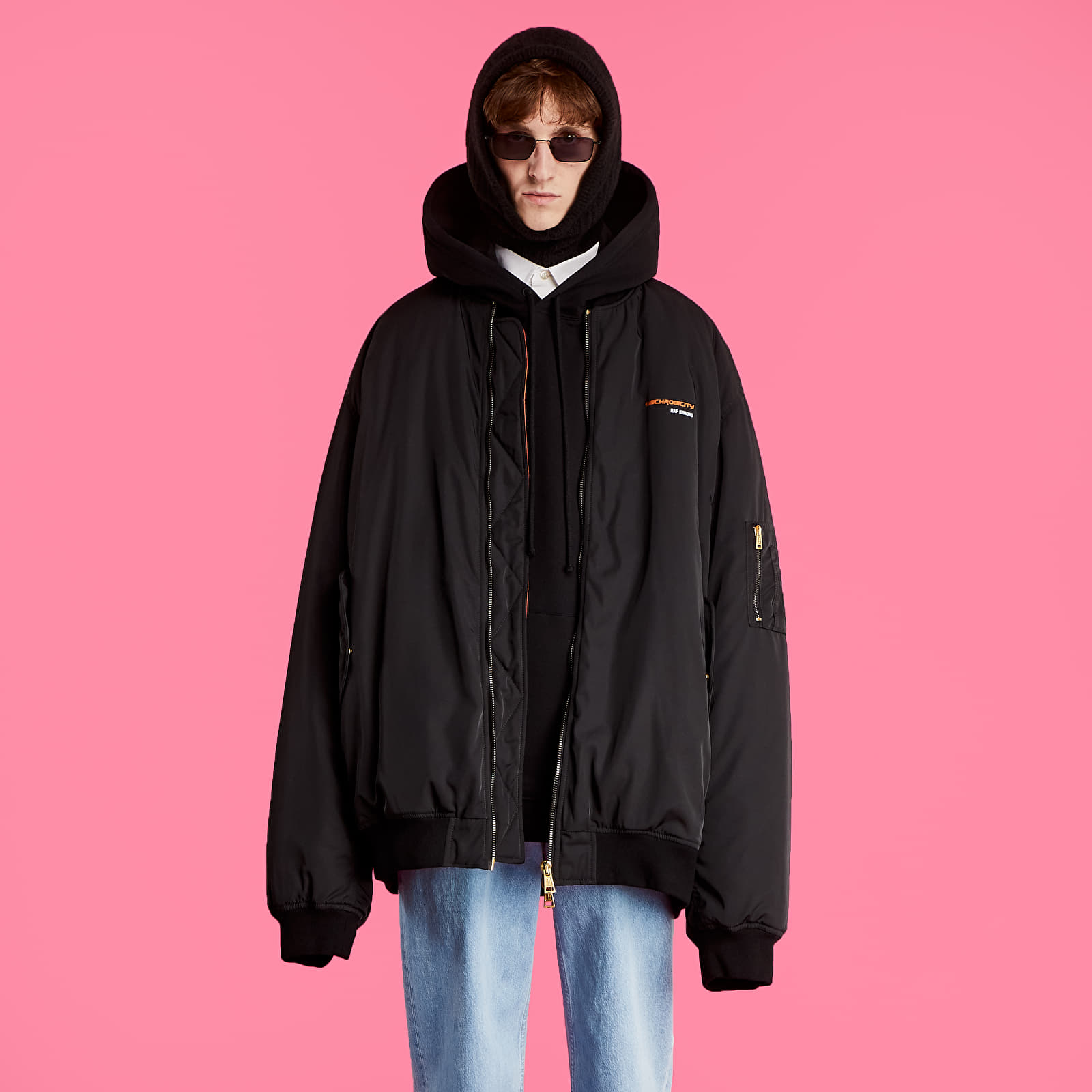 Jacken RAF SIMONS Synchronicity Bomber Jacket Black